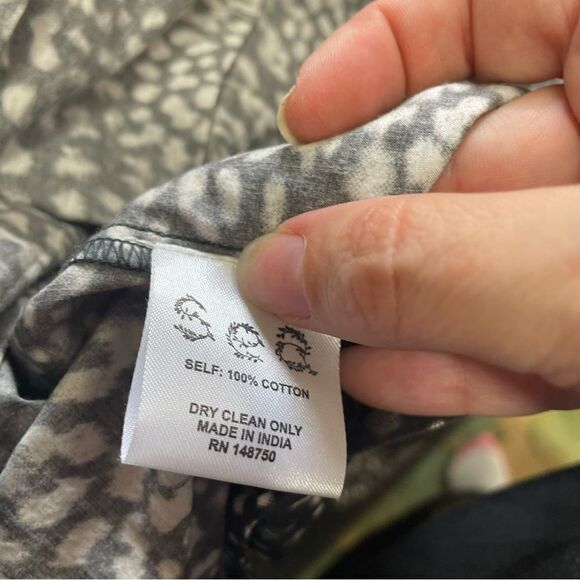 Sea New York Calla Dotted Print Belted Puff Sleeve Fit and Flare Dress - Picture 8 of 8